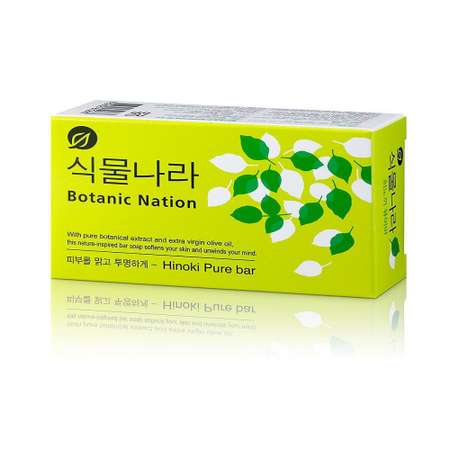 Туалетное мыло CJ LION Botanic Nation Hinoki Pure bar с экстрактом японского кипариса