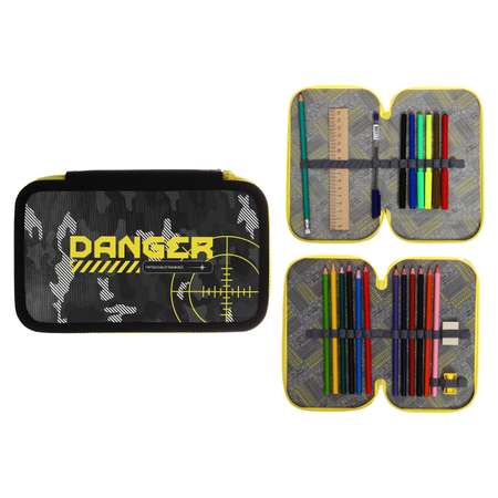 Пенал Sima-Land «Danger» ламинированный картон 30П26/2/set