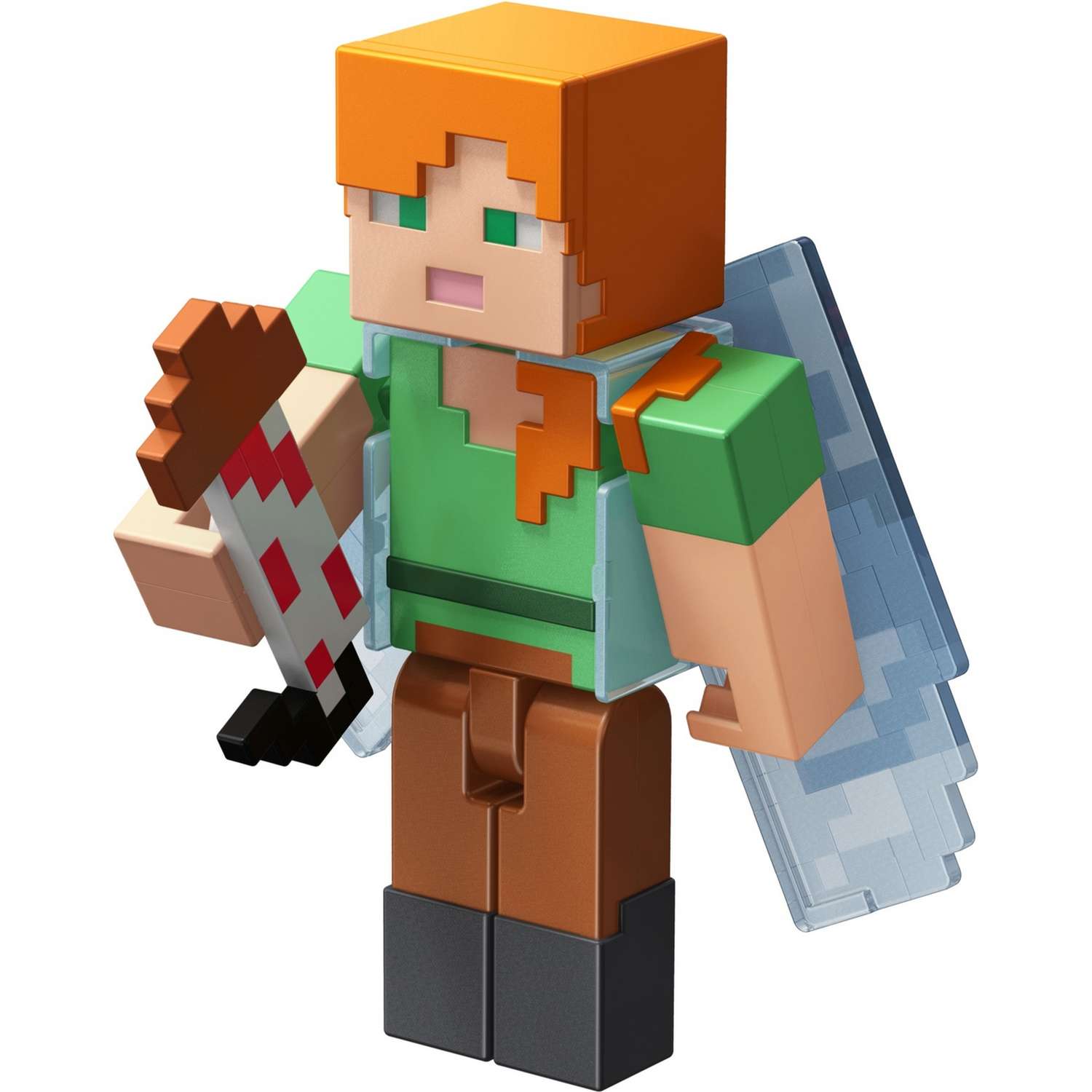 Фигурка Minecraft Алекс с элитрами с аксессуарами GCC26 - фото 2