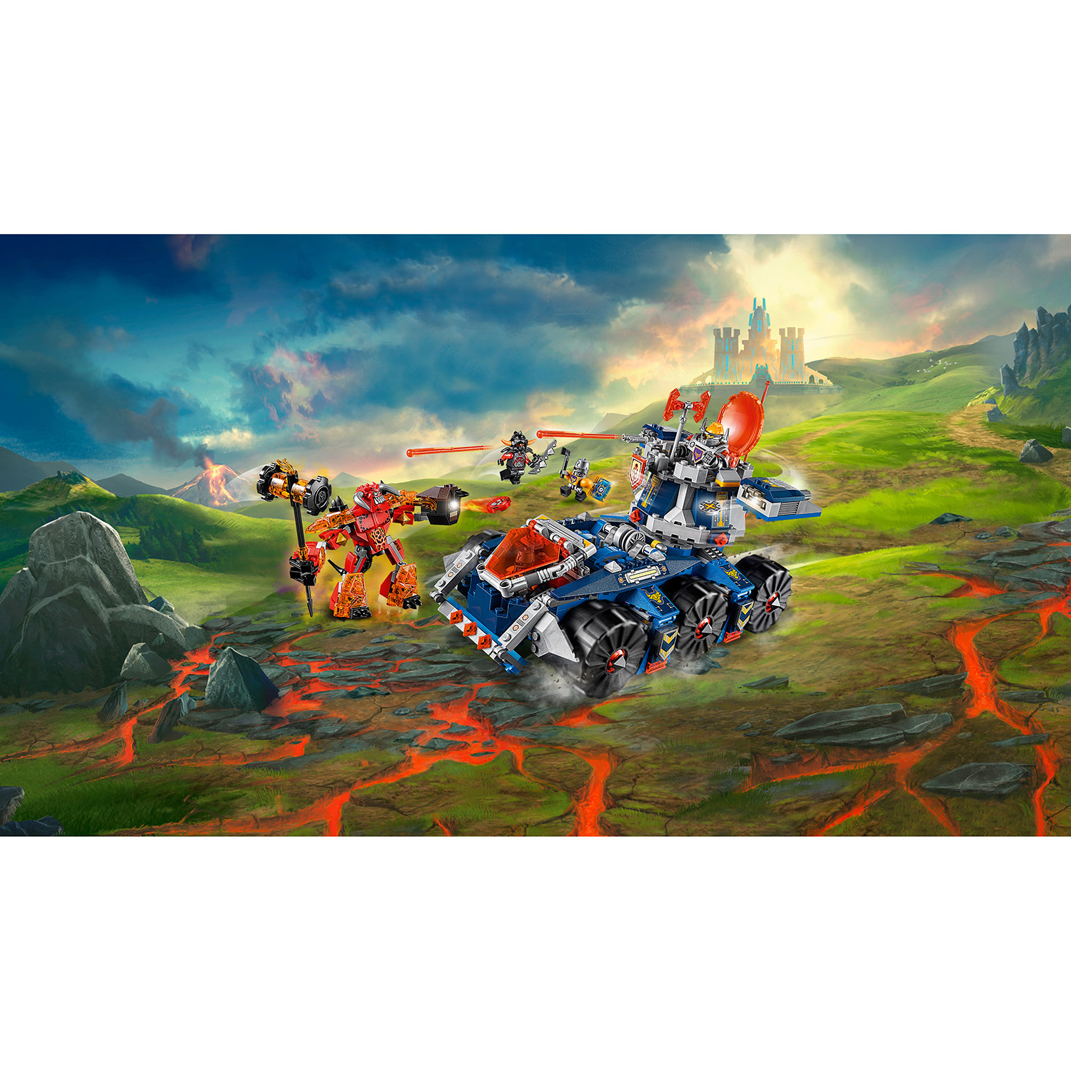 Конструктор LEGO Nexo Knights Башенный тягач Акселя (70322) - фото 4