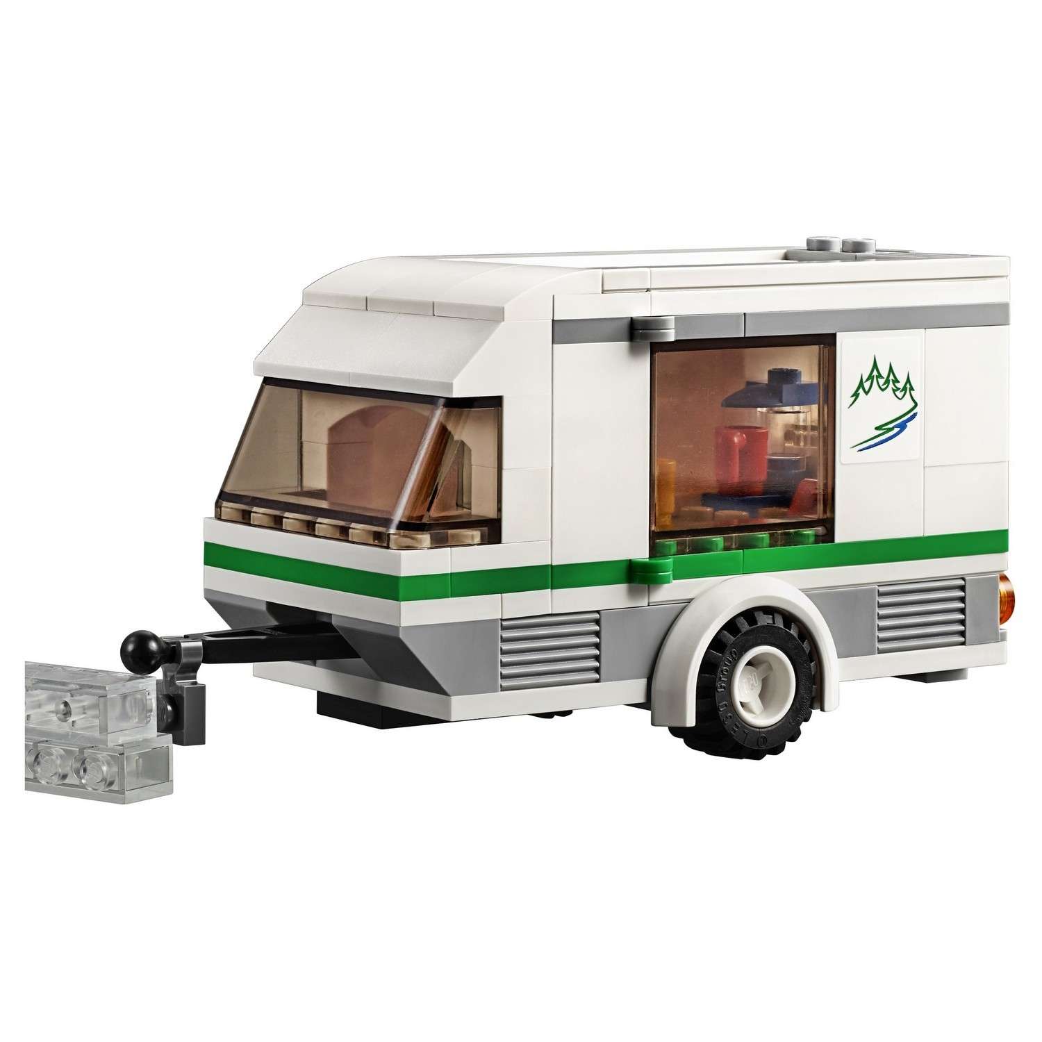 Конструктор LEGO City Great Vehicles Фургон и дом на колёсах (60117) - фото 11