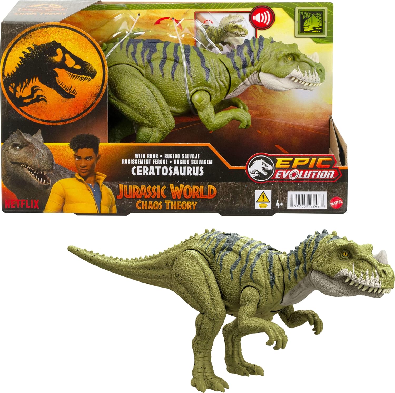 Фигурка Jurassic World Дикий рев HTK74 - фото 1