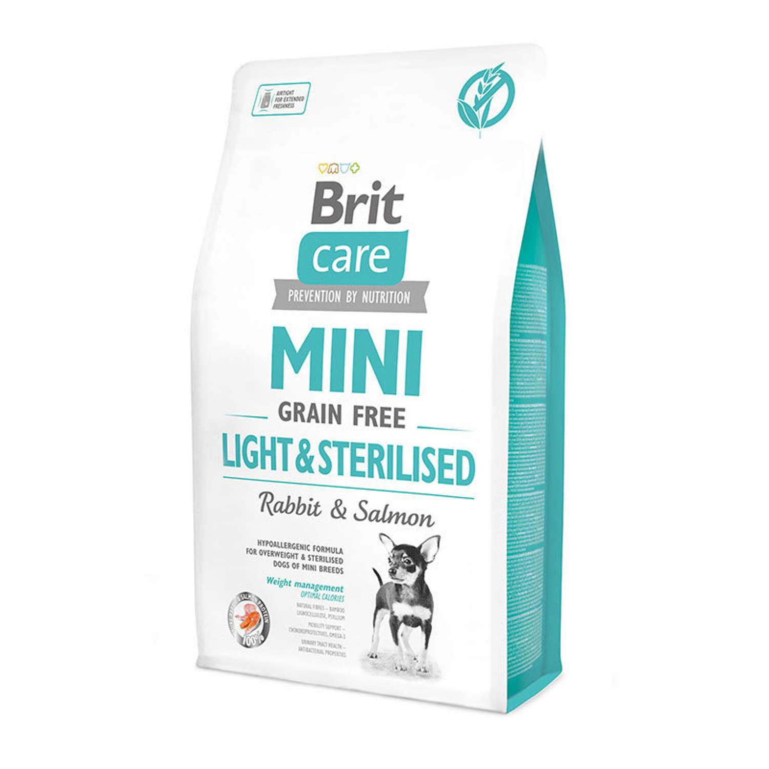 Корм Brit Care 2кг для собак с избыточным весом или стерилизованных сухой - фото 1