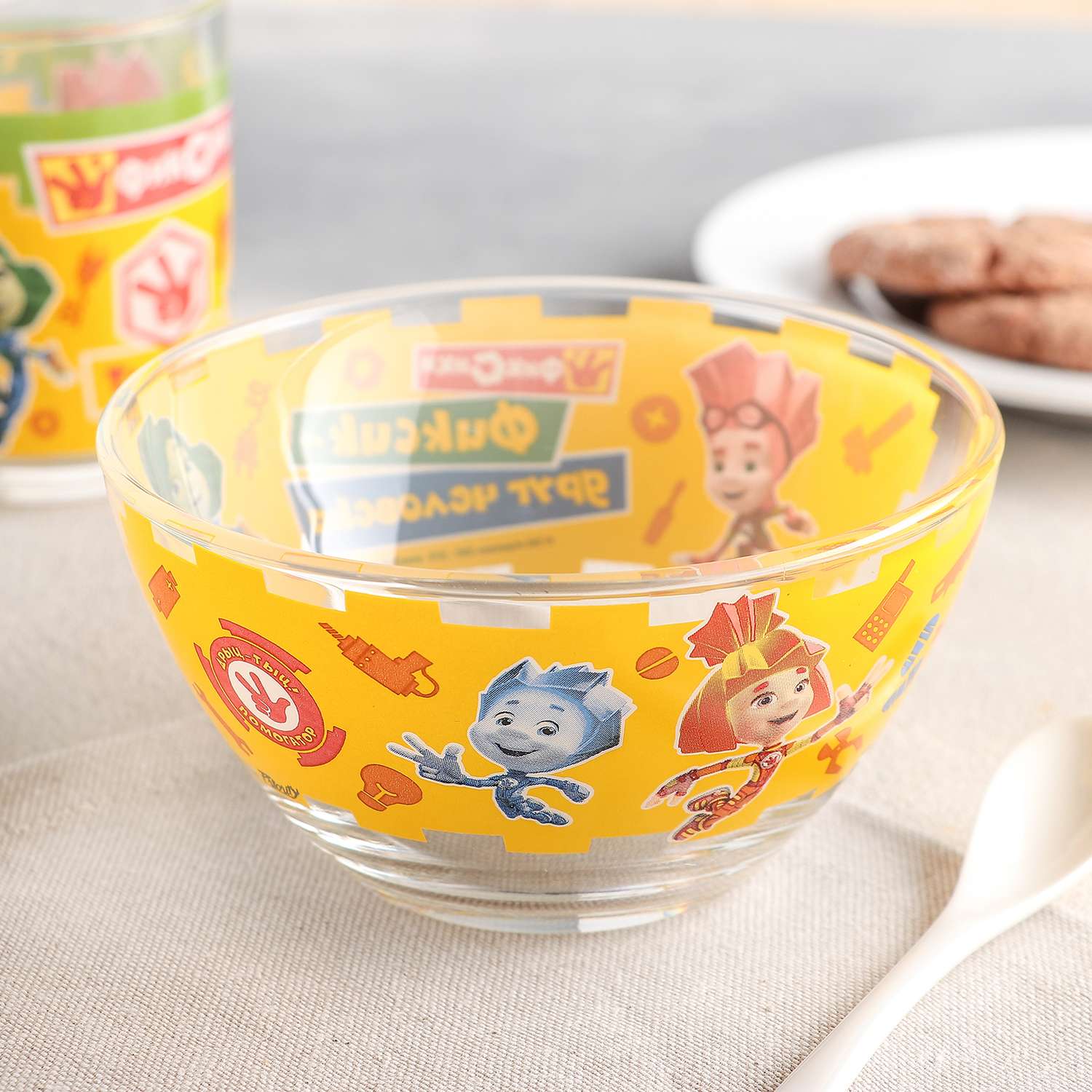 Набор посуды детский Sima-Land Фиксики миска кружка тарелка - фото 5