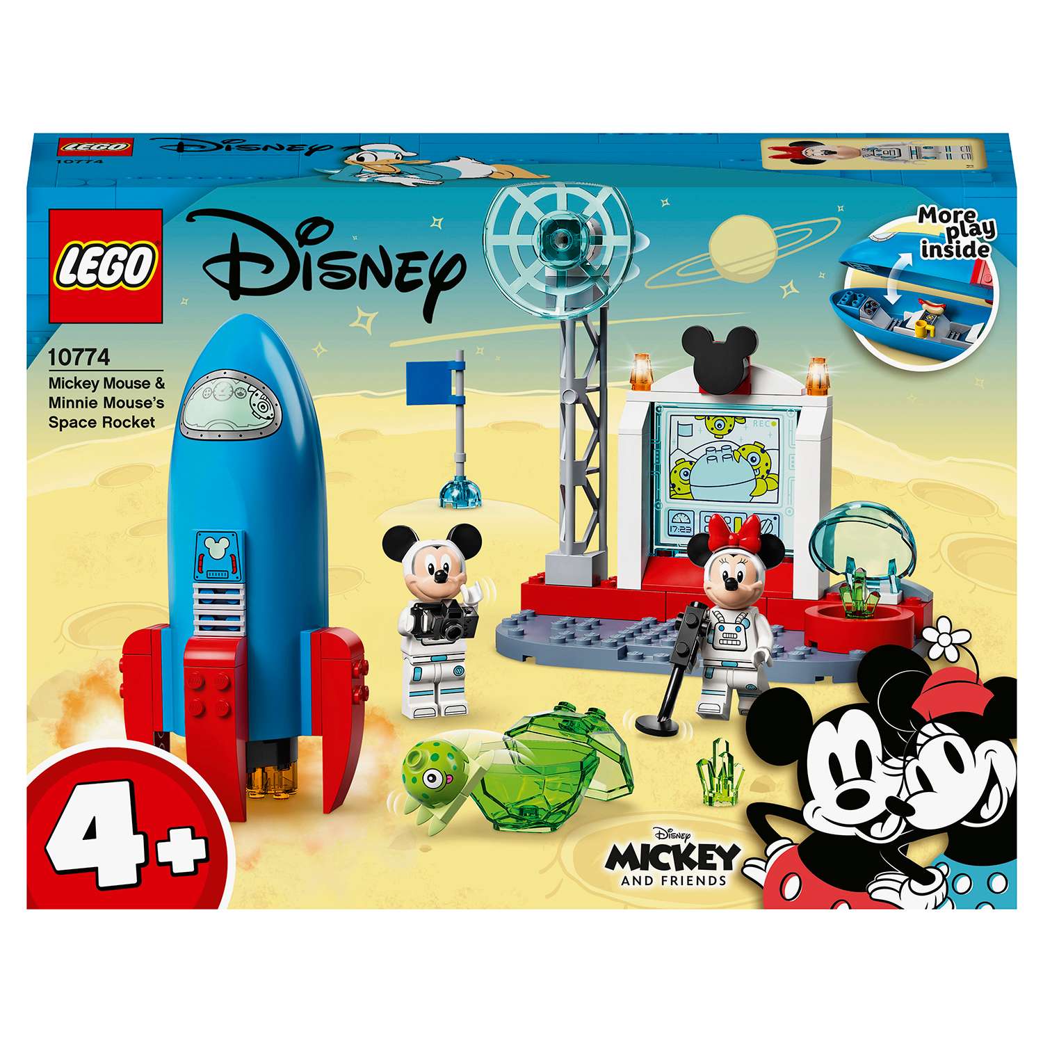 Конструктор LEGO Mickey and Friends Космическая ракета Микки и Минни 10774 - фото 2