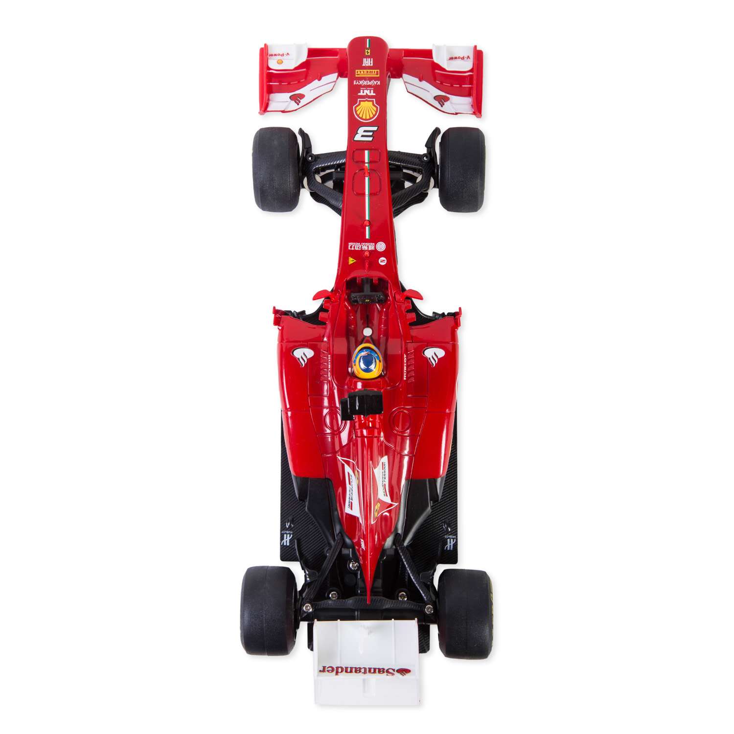 Машинка р/у Rastar Ferrari F1 1:18 красная - фото 8