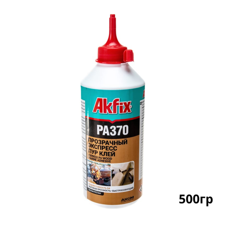 Клей для дерева AKFIX РА370 D4 500 гр прозрачный