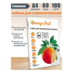 Пленка для ламинирования Orange Peel А4 толщина 60 мкм 100 шт