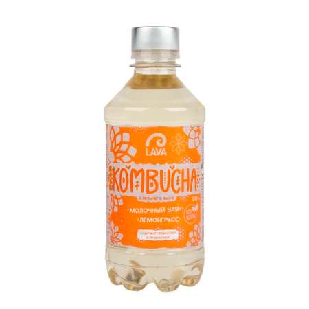 Чай LAVA SUPERFOOD Kombucha Молочный улун Лемонграсс 330мл