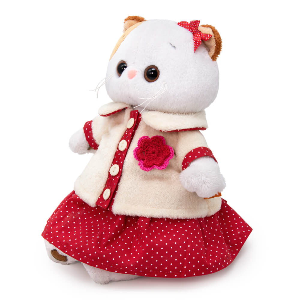 Мягкая игрушка BUDI BASA Кошечка Ли-Ли в мягкой курточке и юбке 24 см BB98324 - фото 4