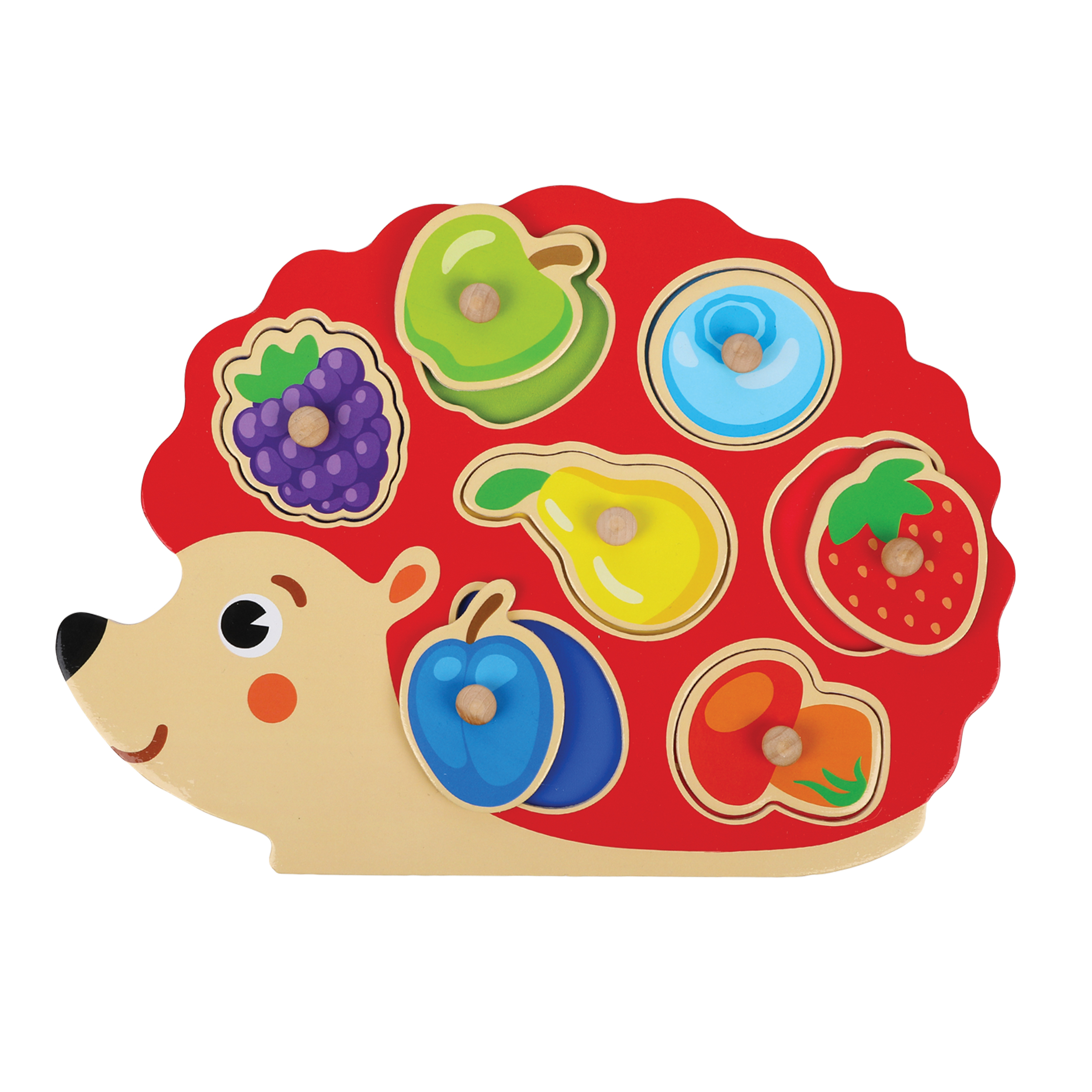 Игрушка развивающая Mapacha Вкладыши Ежик 8предметов 76794 - фото 1