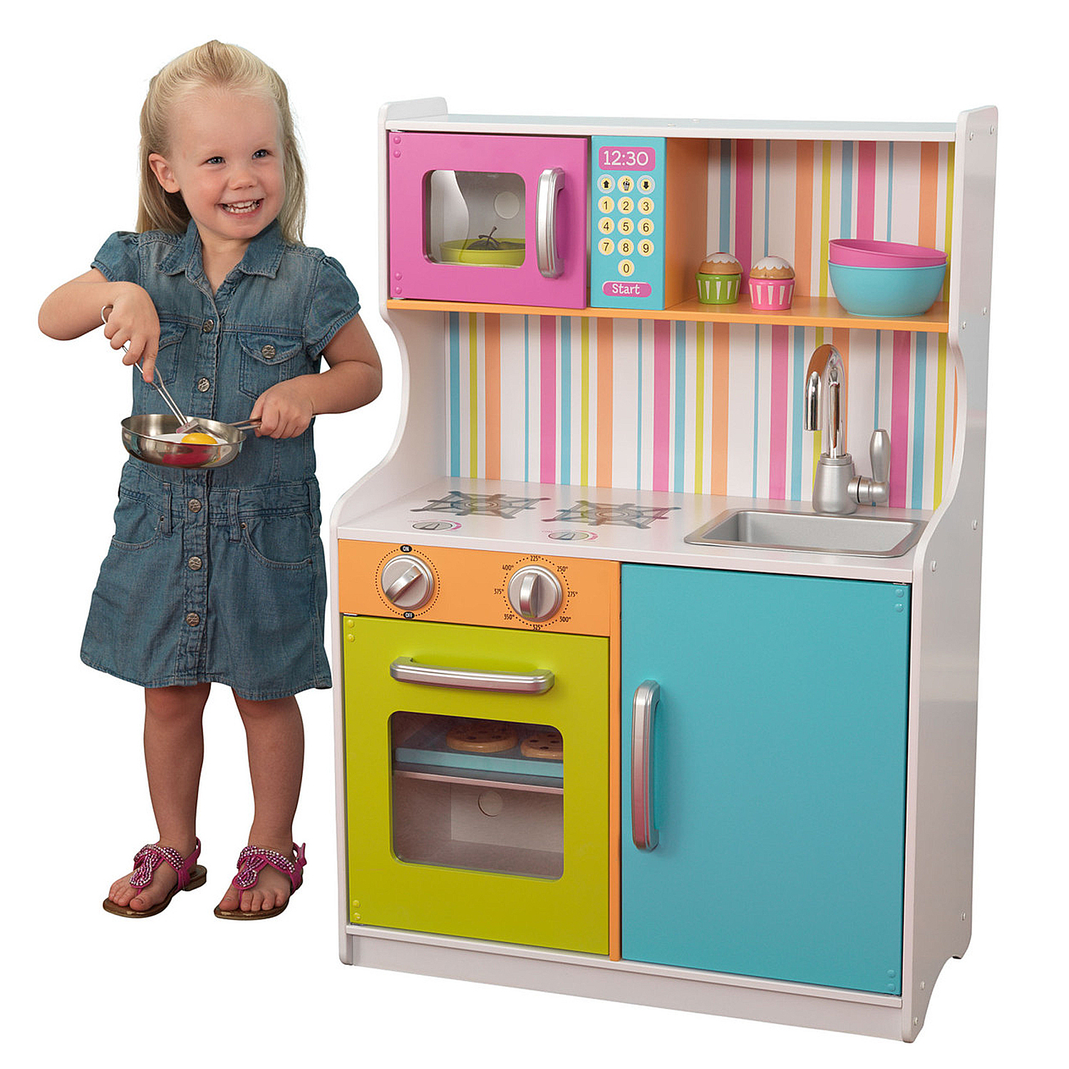 Кухня игровая KidKraft Делюкс Bright toddler kitchen мини 53294_KE - фото 2