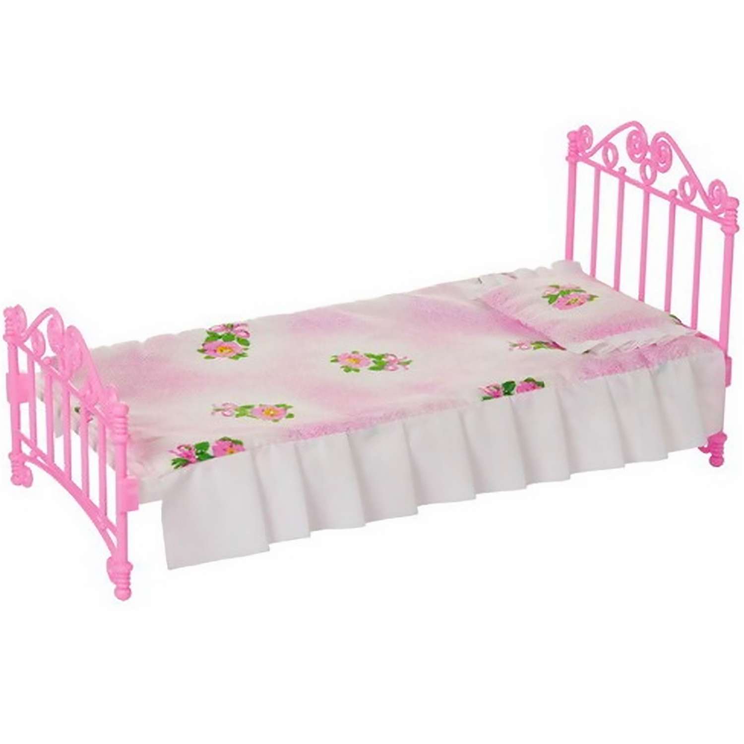 Мебель для кукол ОГОНЁК Кроватка Розовый С-1426 С-1426 - фото 2