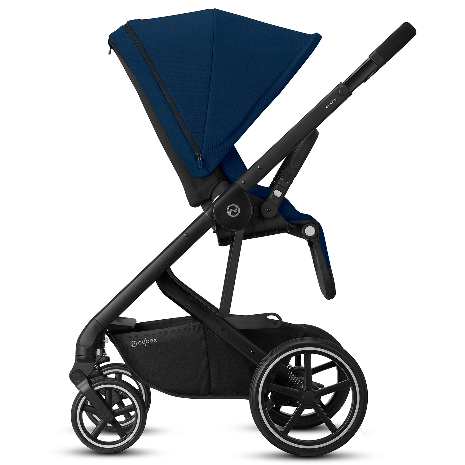 Коляска Cybex Balios S Lux BLK Navy Blue - фото 3