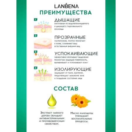 Маска LANBENA Патчи от прыщей