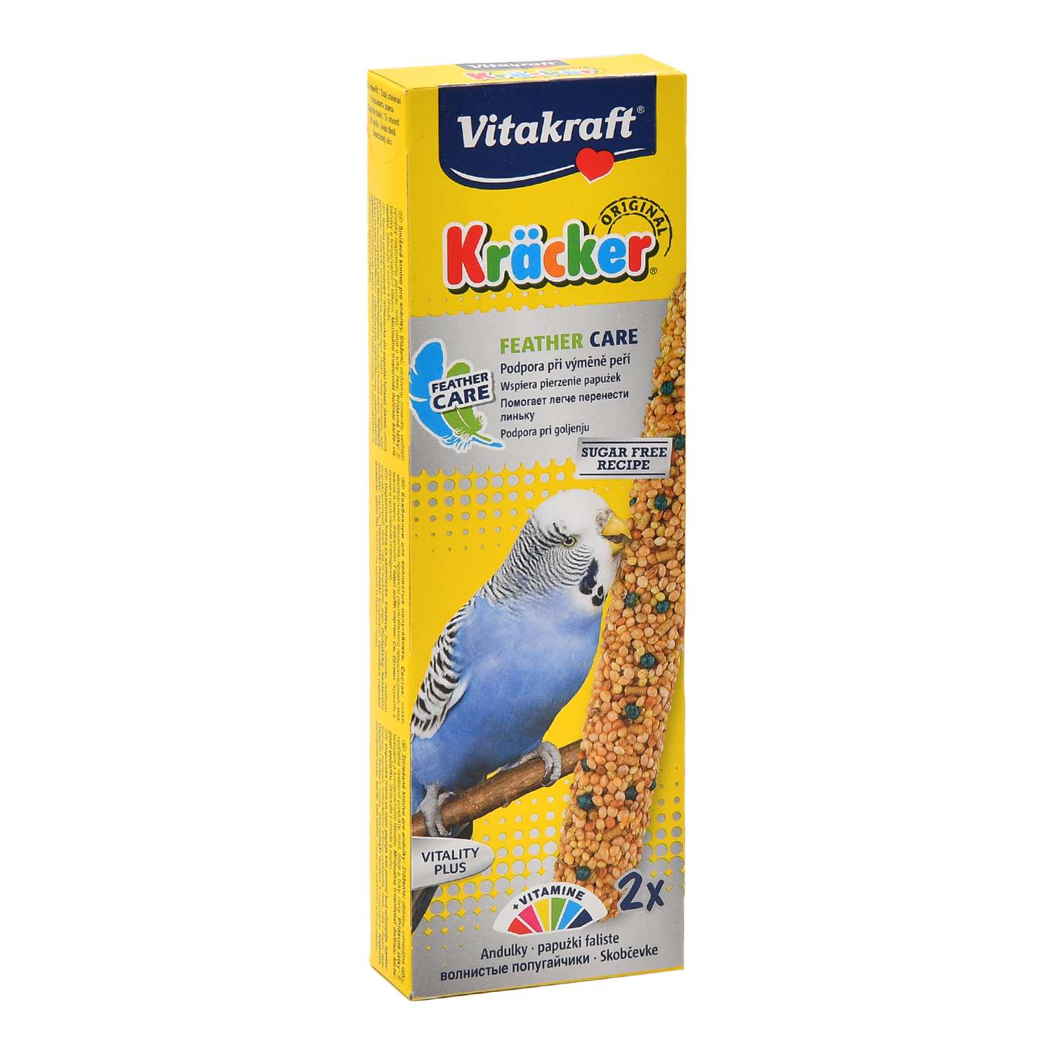 Лакомство для волнистых попугаев Vitakraft Крекеры при линьке 2шт 10602 - фото 1