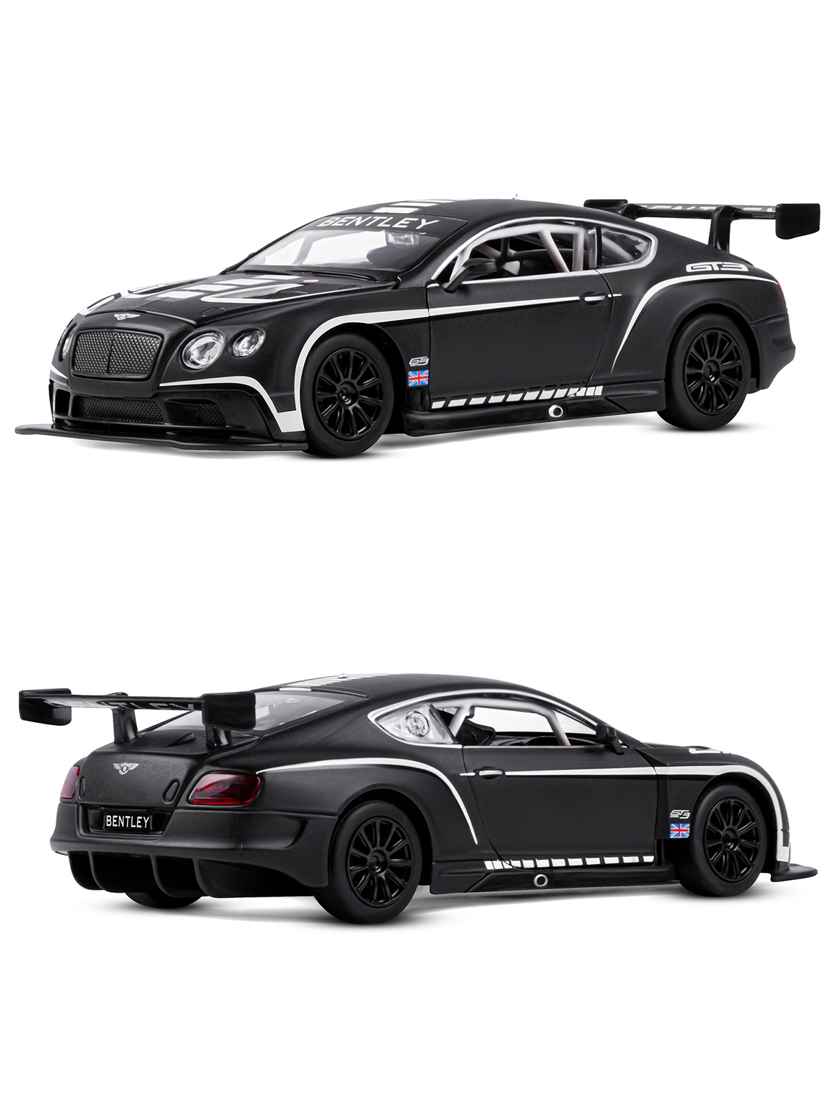 Автомобиль АВТОпанорама Bentley 1:24 черный JB1251565 - фото 6