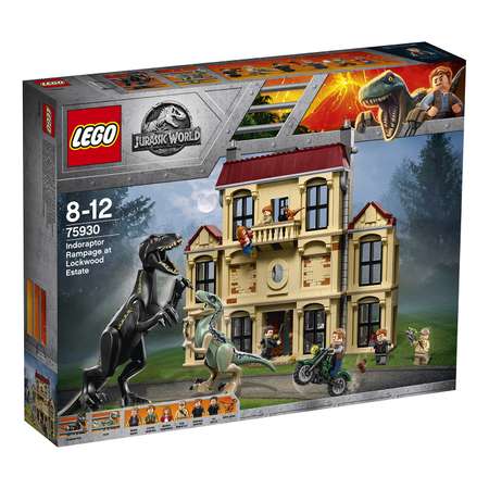 Конструктор LEGO Jurassic World Нападение индораптора в поместье Локвуд 75930