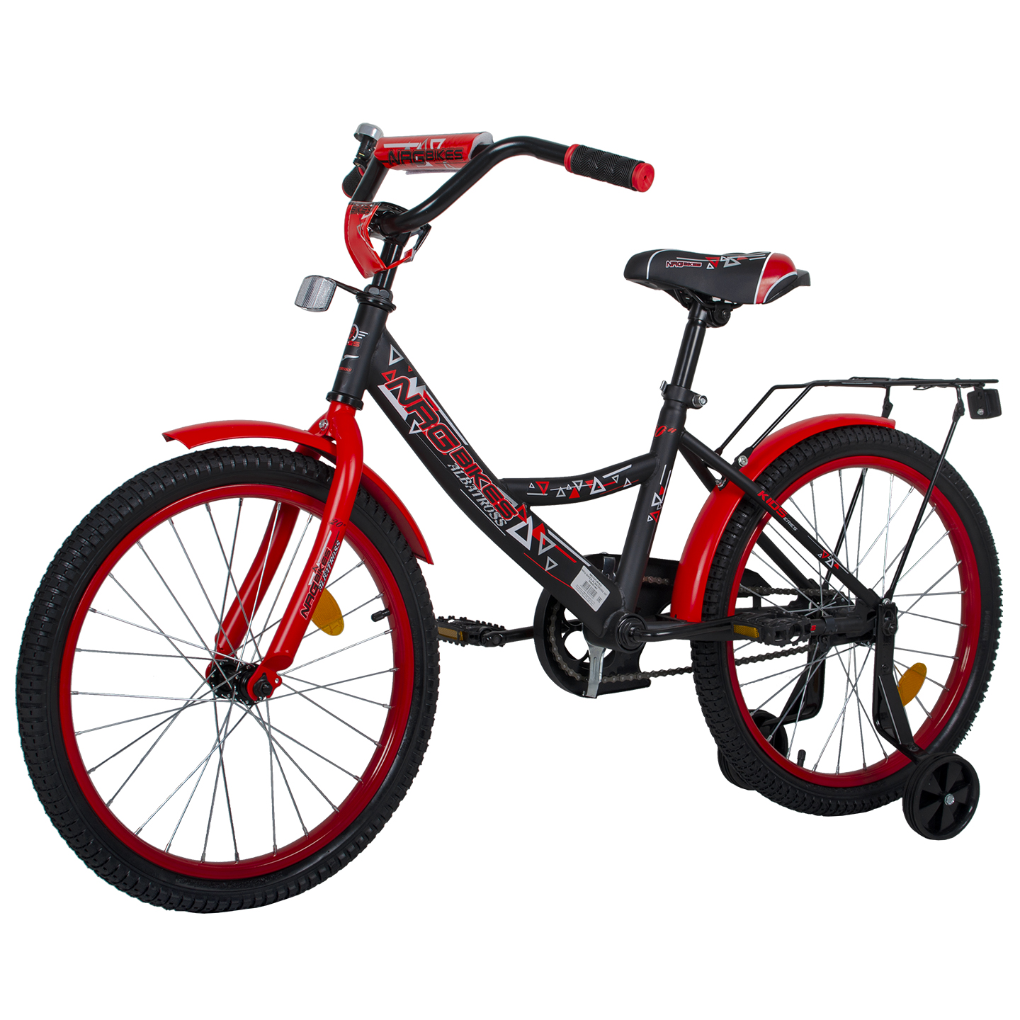 Велосипед NRG BIKES Albatross 20 black-red - фото 14