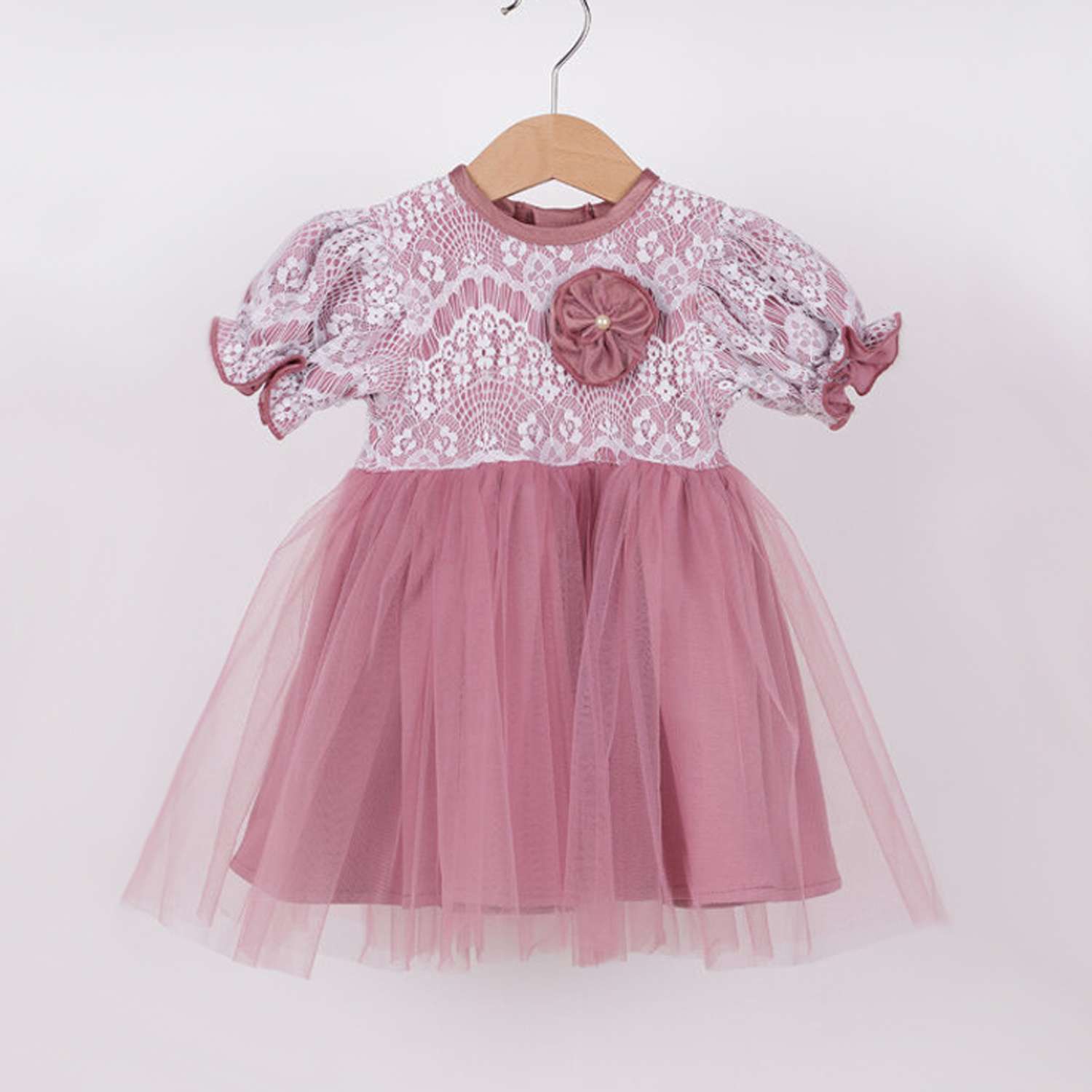 Платье Trendyco kids ТК503/сухая роза - фото 6
