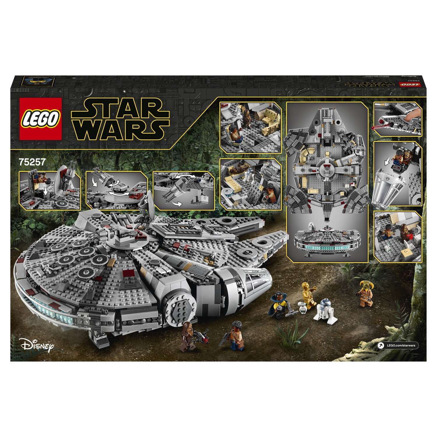 Конструктор LEGO Star Wars Episode IX Сокол Тысячелетия 75257 - фото 3