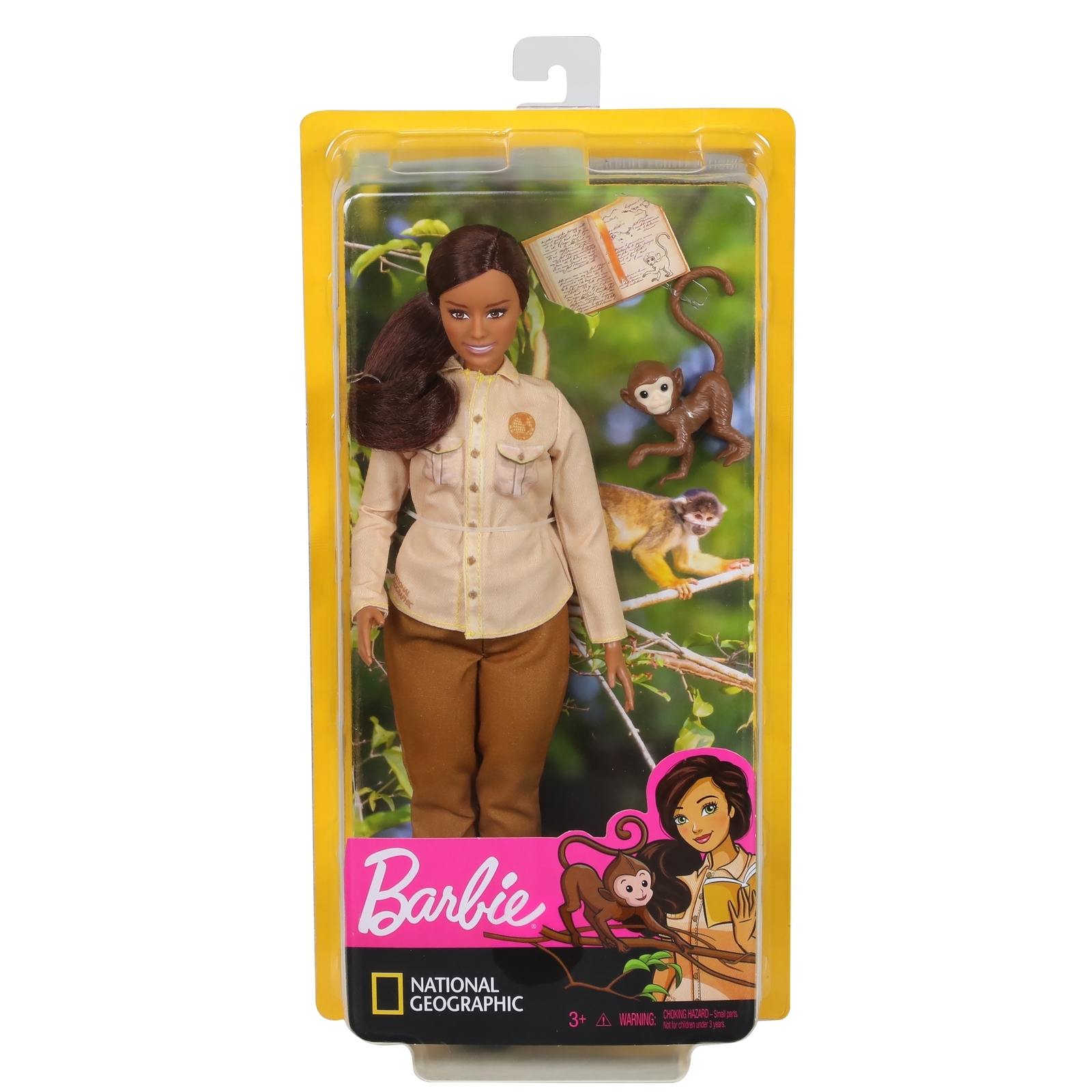 Кукла Barbie Кем быть National Geographic Защитница дикой природы GDM48  купить по цене 599 ₽ в интернет-магазине Детский мир