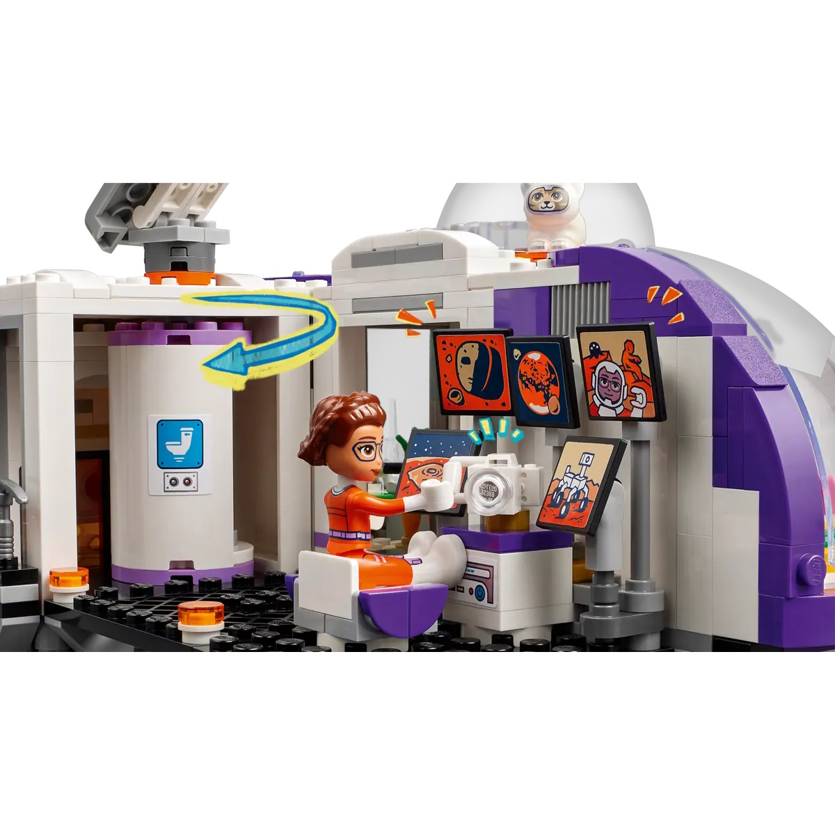 Конструктор LEGO Friends Марсианская космическая база и ракета 42605 - фото 6