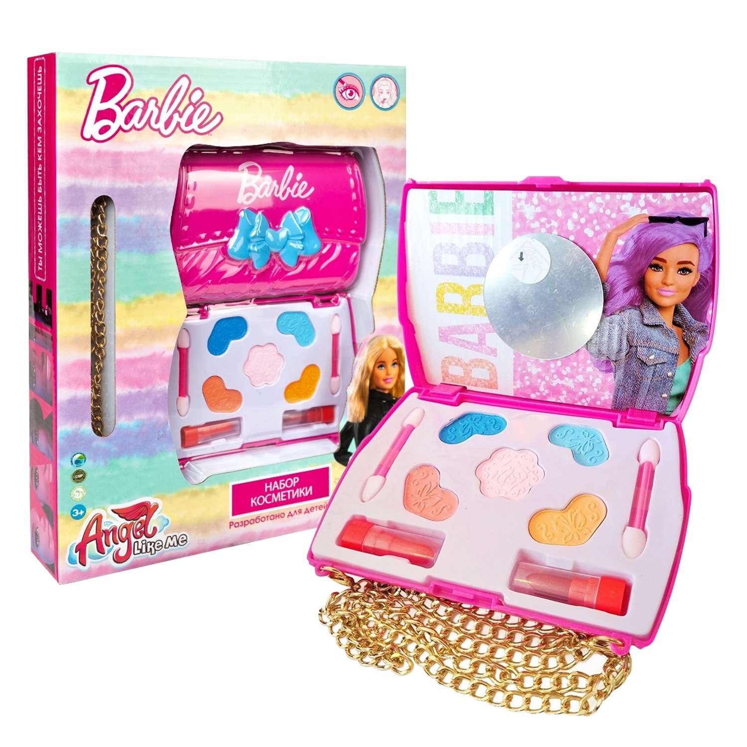 Набор детской косметики Barbie для девочек Сумочка Мини - фото 1