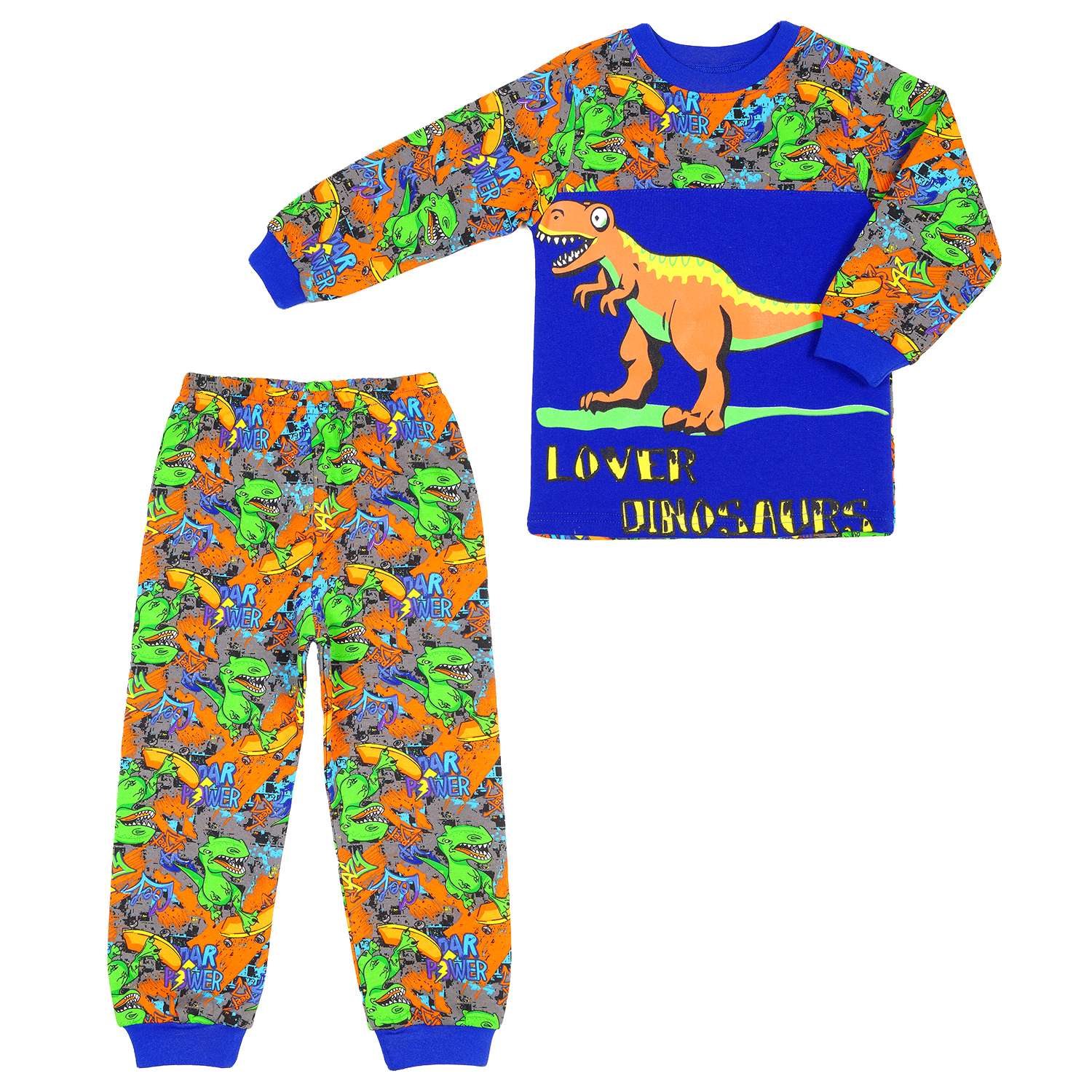 Пижама Детская Одежда 004Ф5М/синий2 - фото 1
