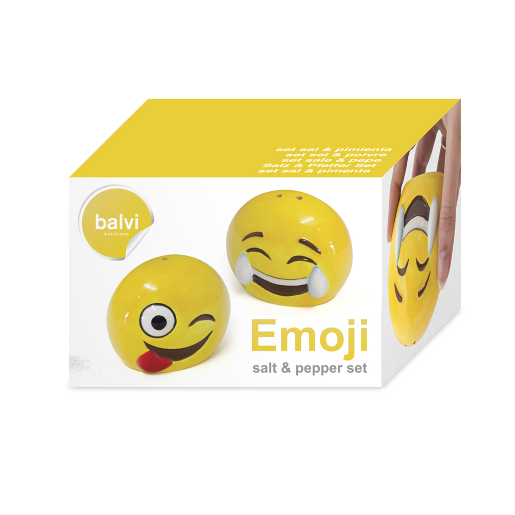 Набор Balvi Emoji Солонка и перечница - фото 2