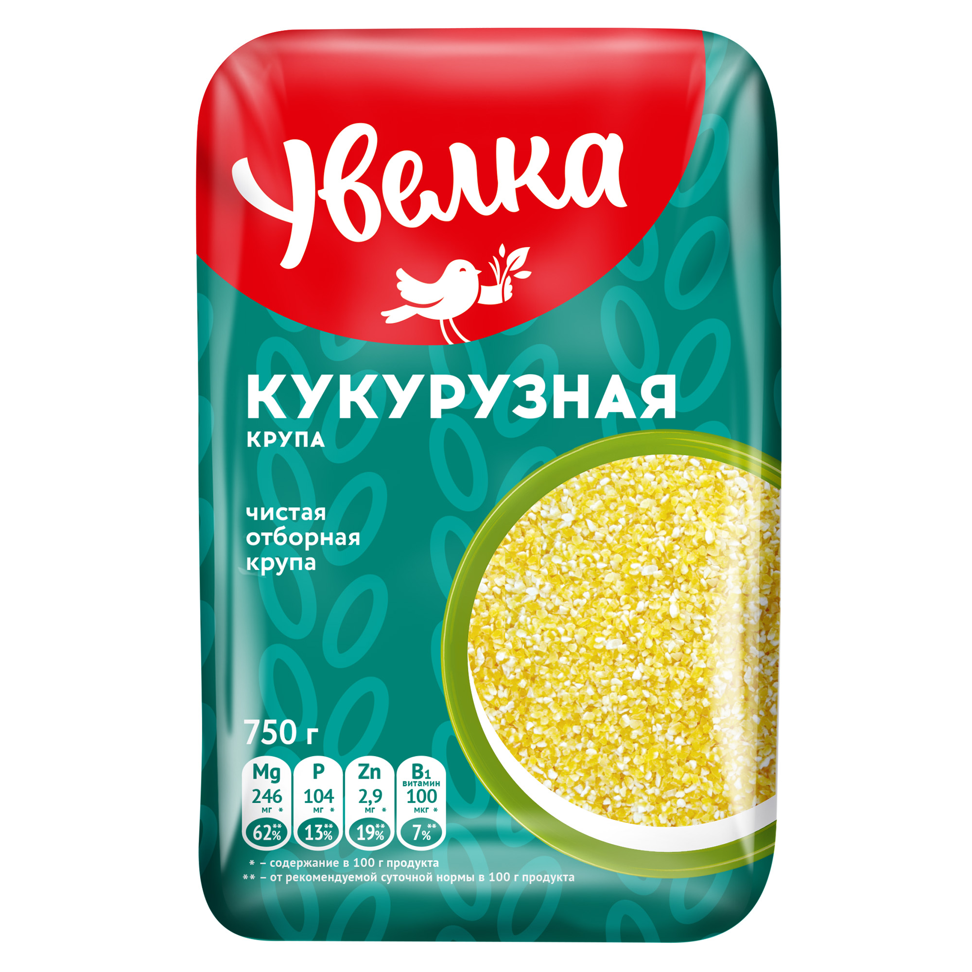 Крупа Увелка Кукурузная 750 г. - фото 2