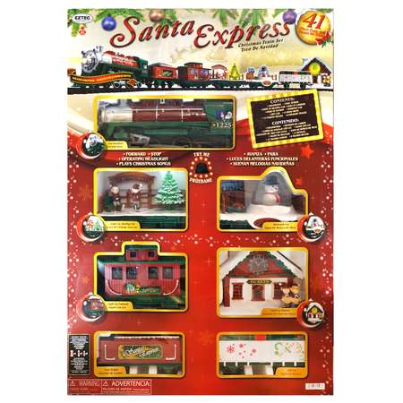 Набор Eztec Железная дорога Santa Express 41предмет 62197