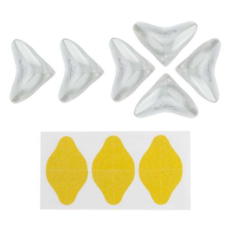 Накладки защитные клейкие ROXY-KIDS для дома на углы стола 6 шт