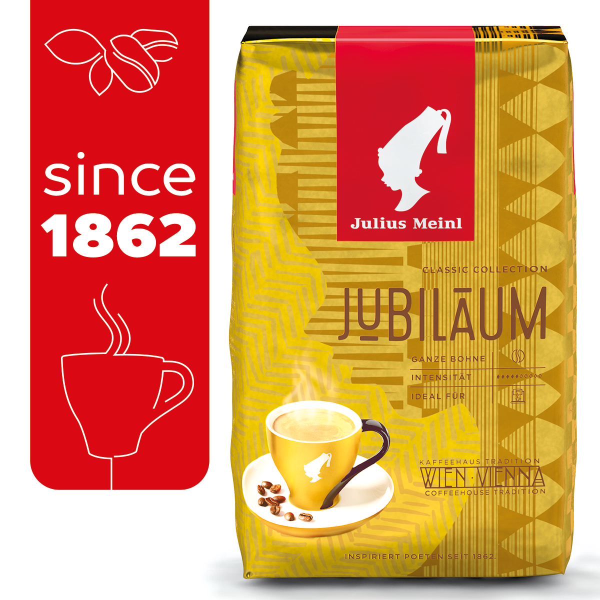 Кофе в зернах Julius Meinl Юбилейный Jubilaum 500 г средняя обжарка купить  по цене 975 ₽ в интернет-магазине Детский мир