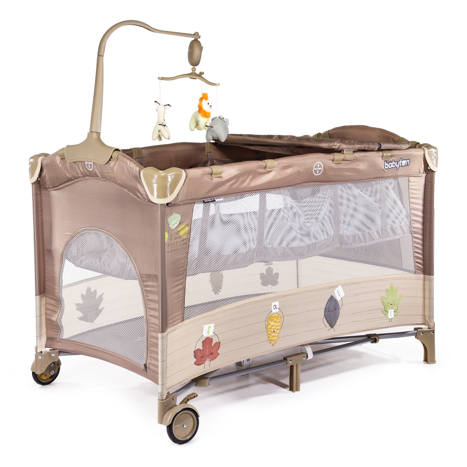 Манеж-кровать Babyton Dreamy Brown P610 - фото 3