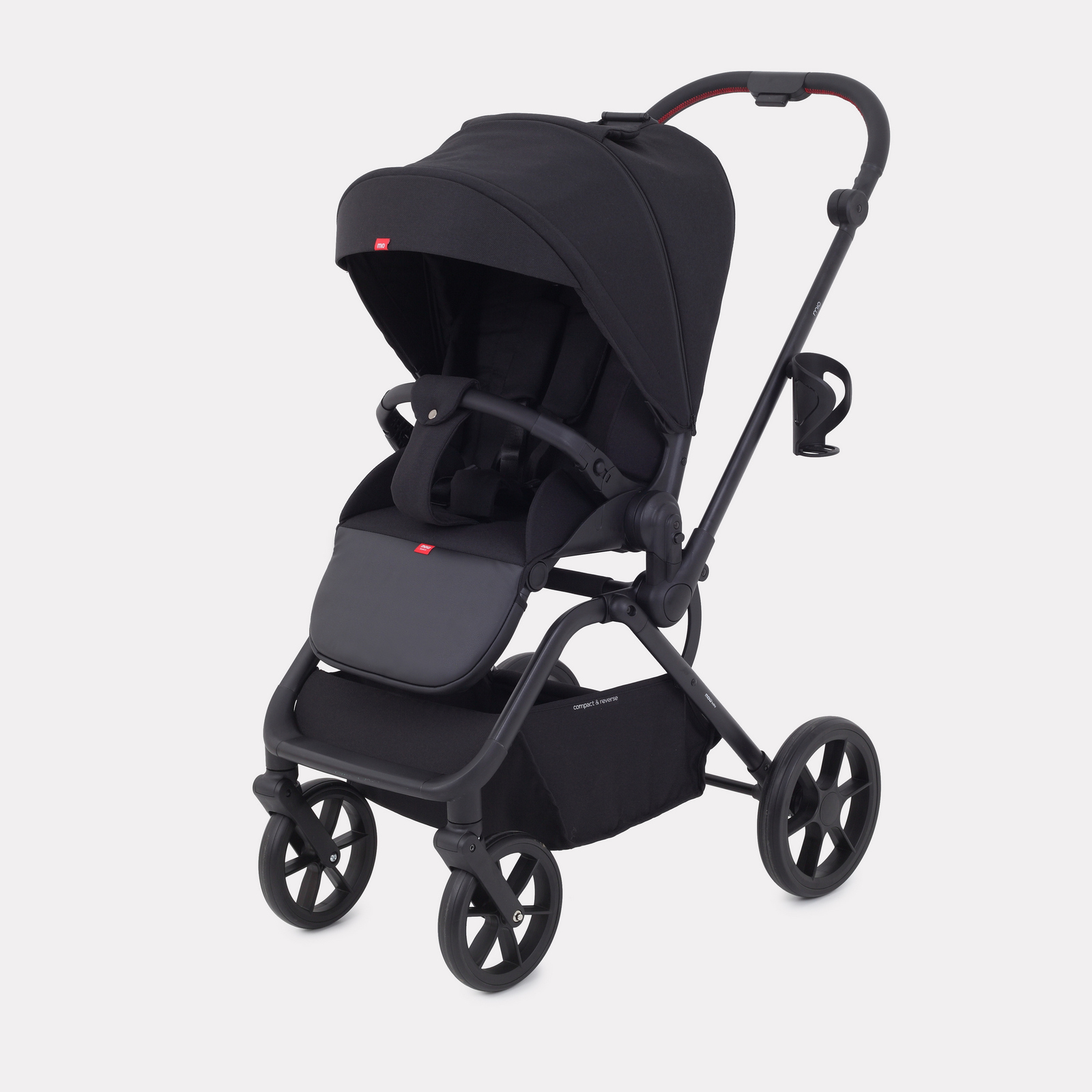 Коляска детская MOWbaby Mio MB102 Black - фото 1