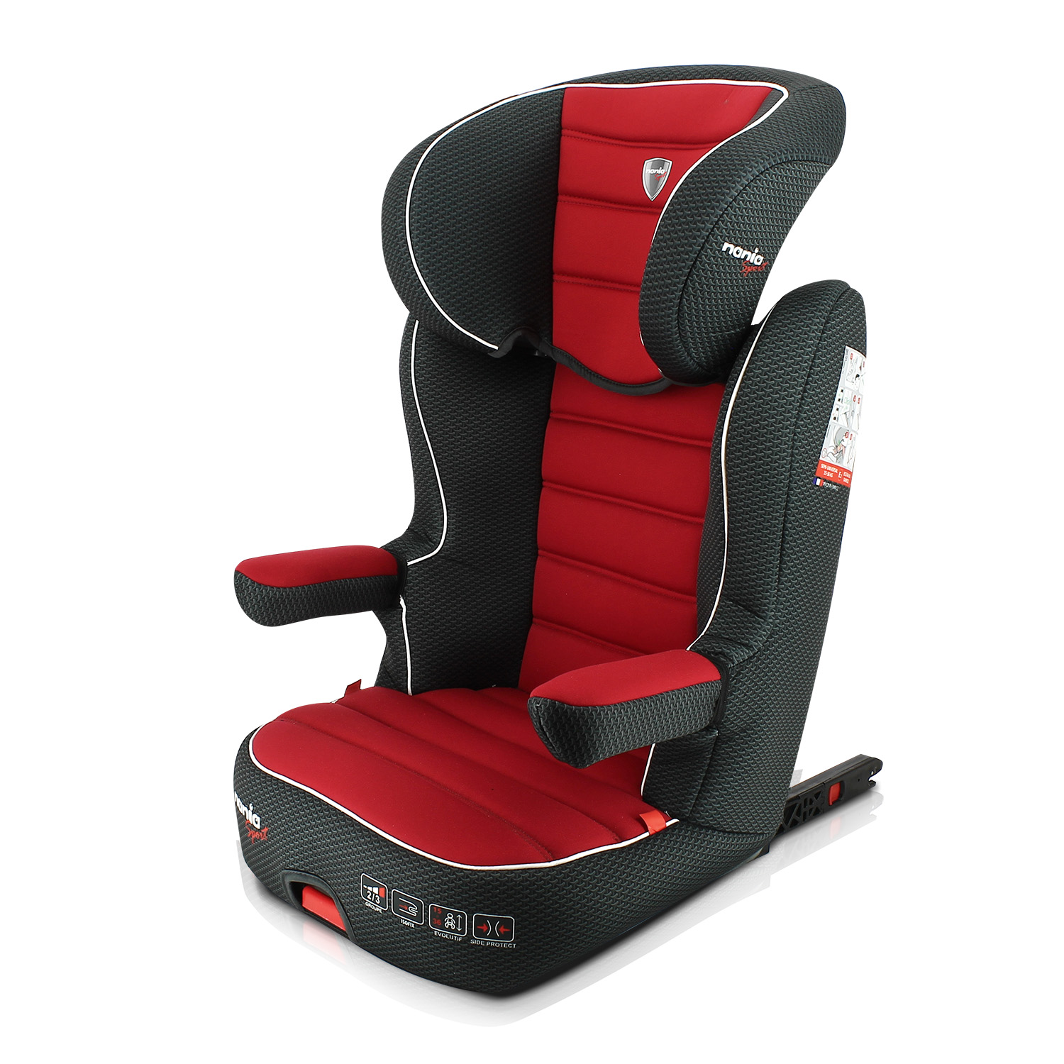 Детское автокресло Nania RWAY EASYFIX Racing Luxe Ruby - фото 1