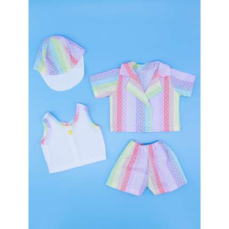 Комплект одежды МОДНИЦА для пупса 43-48 см разноцветный