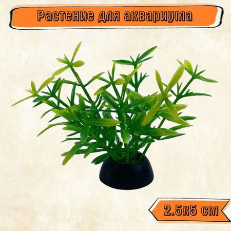 Аквариумное растение Rabizy искусственное 2.5х5 см