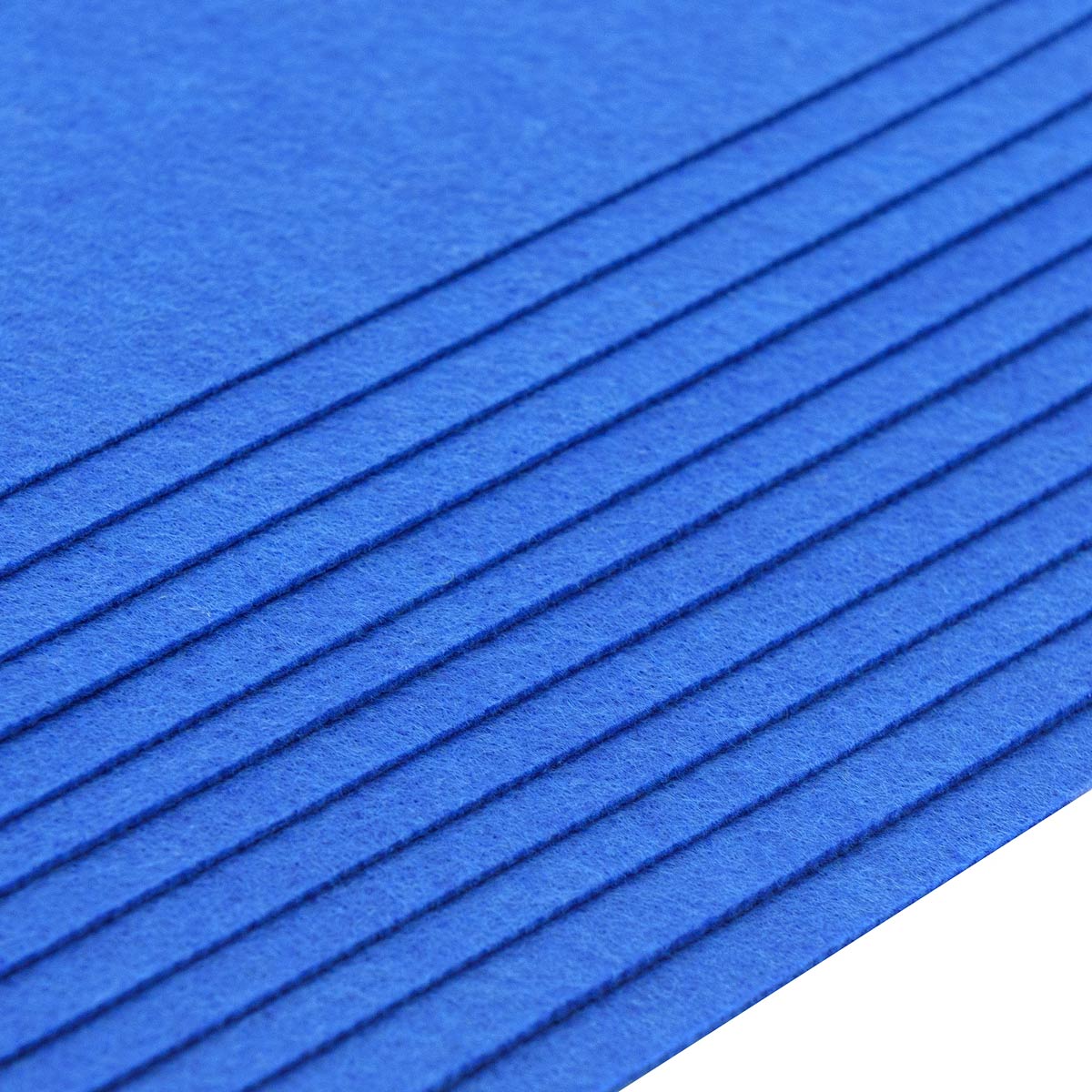 Фетр Astra Craft Листовой жесткий толщина 1 мм размер 20 на 30 см 12шт цвет синий - фото 2