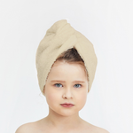 Чалма Forsalon детская махровая для сушки волос цвет светло-бежевый