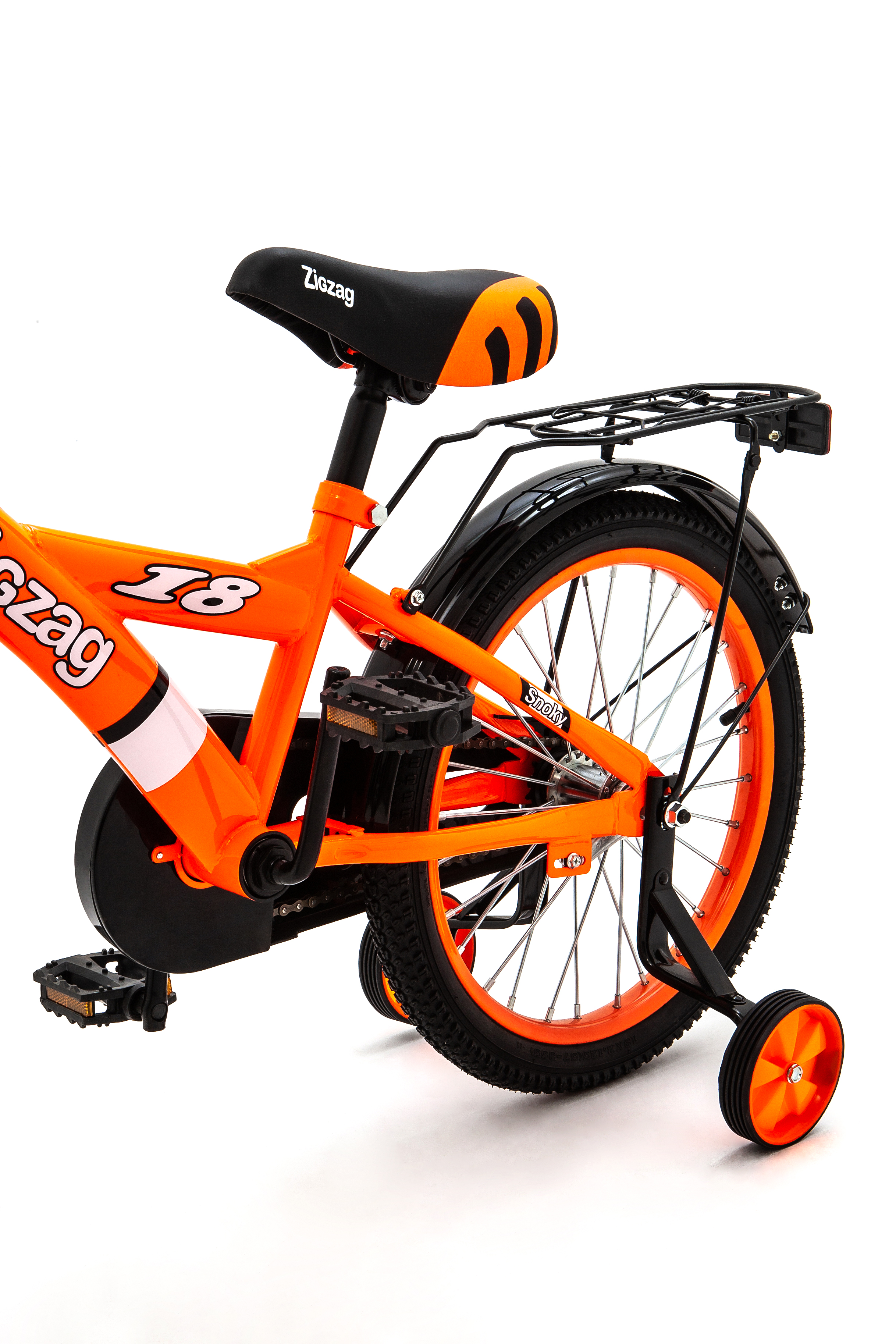 Велосипед ZigZag SNOKY оранжевый 18 дюймов - фото 4