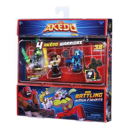 Набор игровой Akedo 1 коллекционный 4фигурки 39453