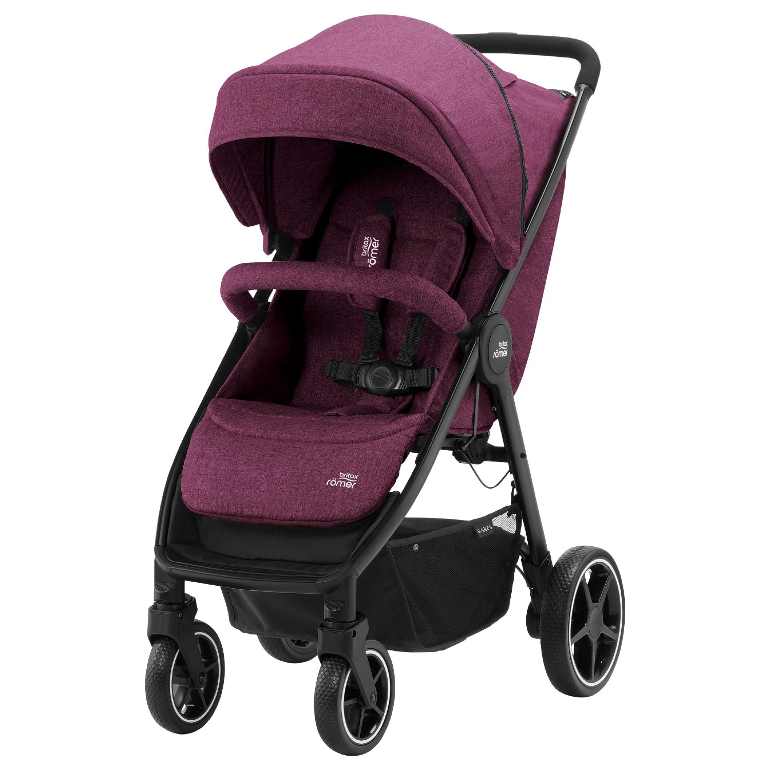 Коляска Britax Roemer B-Agile M Cherry wine - фото 12