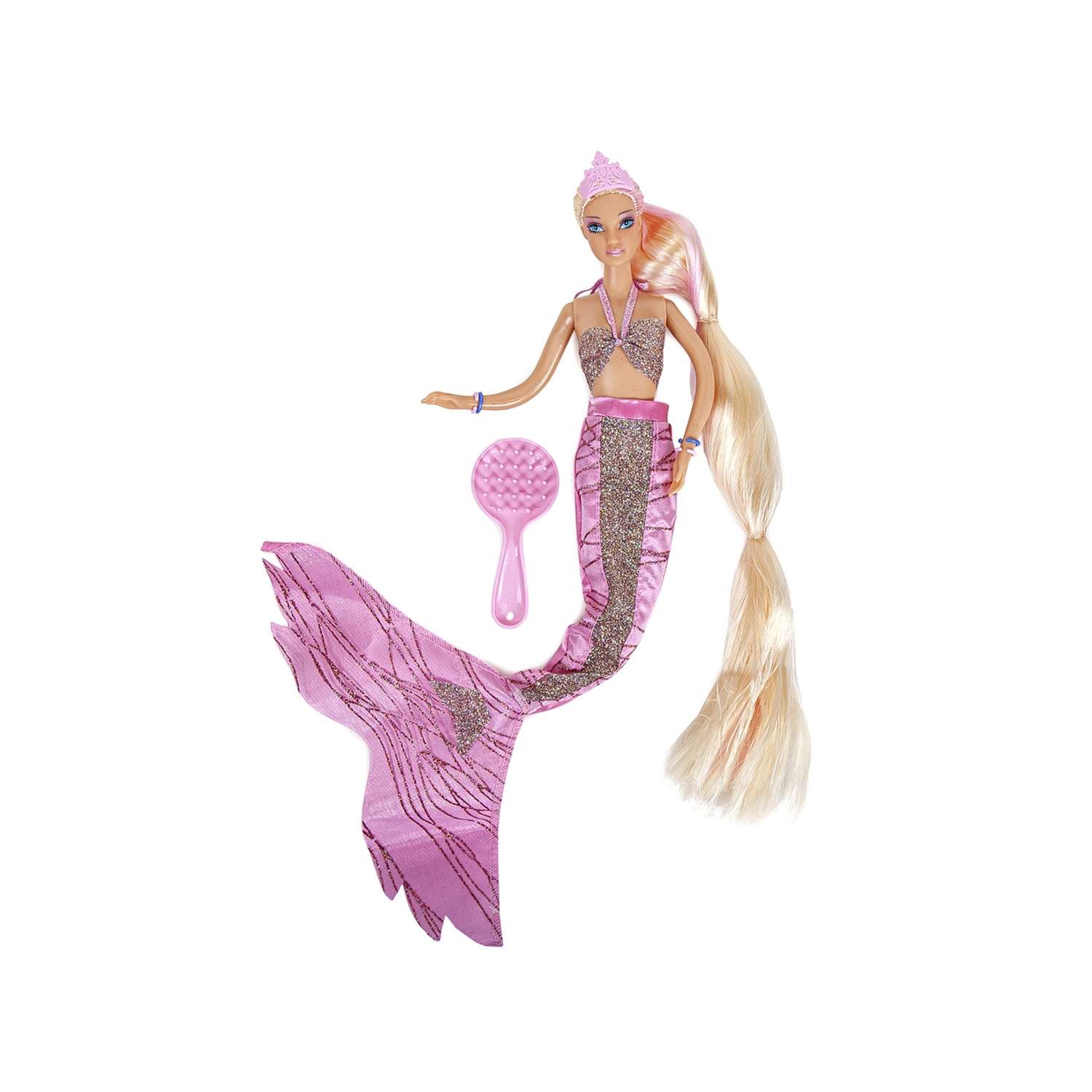 Кукла Defa Lucy в комплекте морской конек и расчёска розовый 8225 //розовый - фото 1
