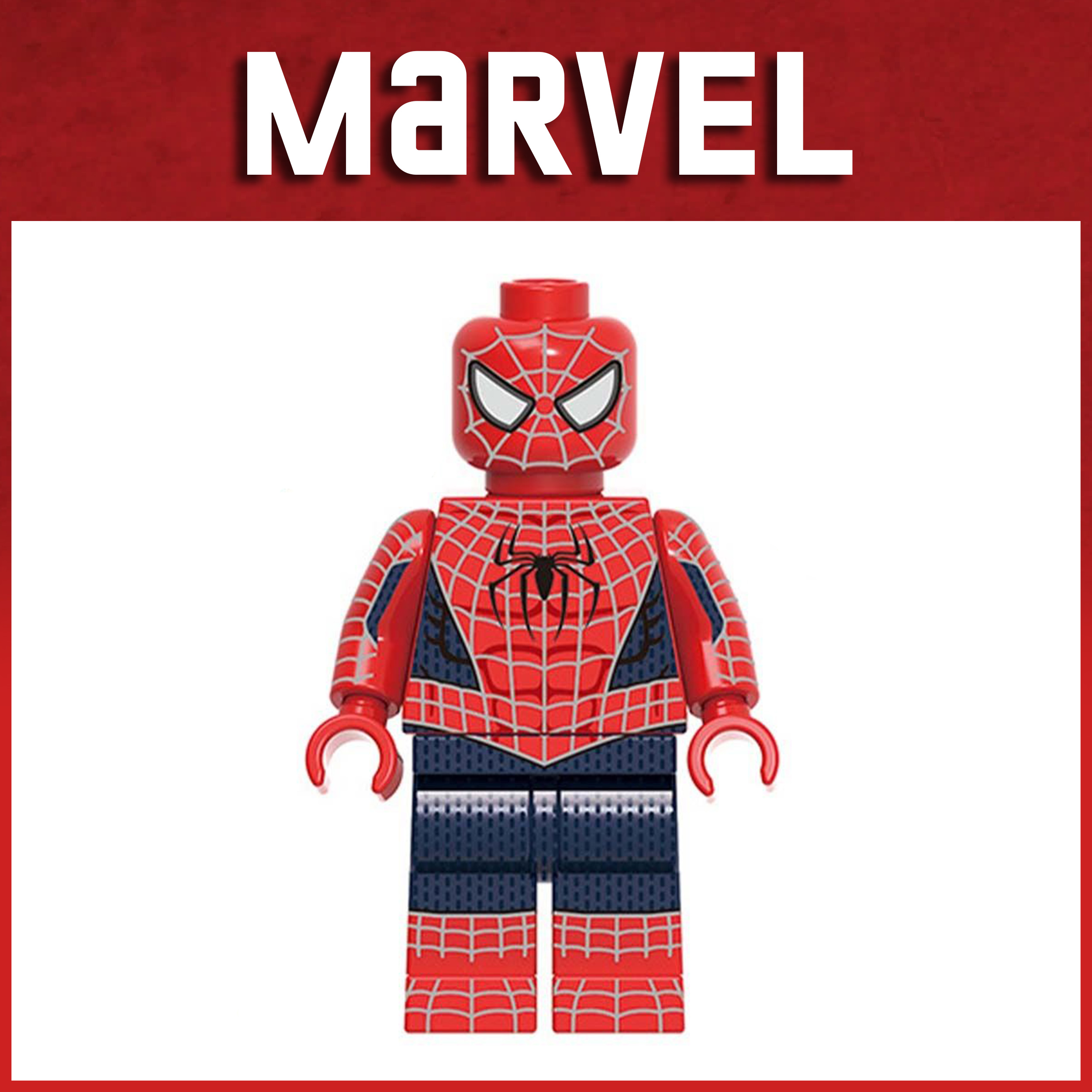 Игрушка LX Минифигурка Minifigures Marvel Марвел Человек Паук - фото 1