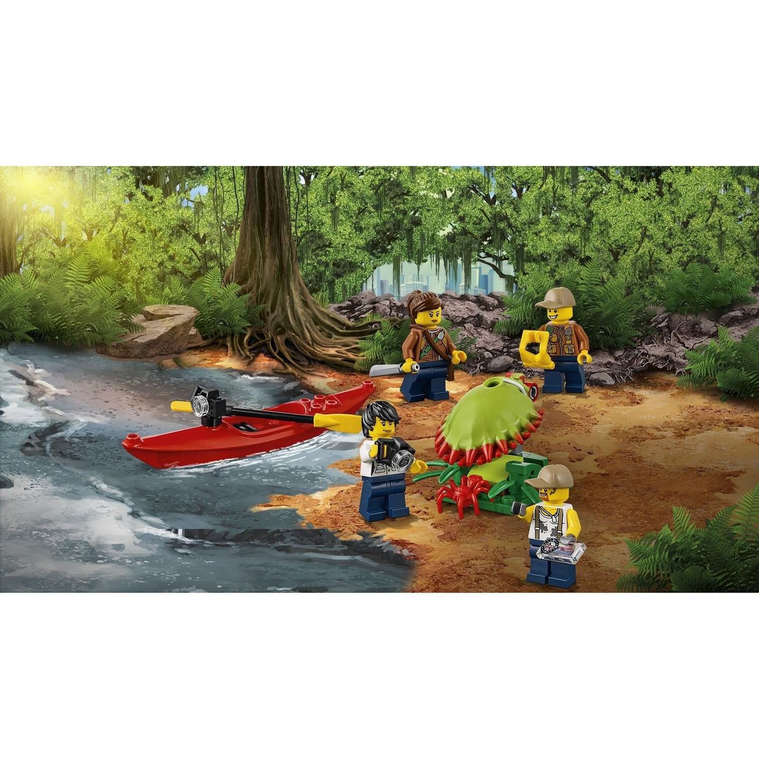 Конструктор LEGO City Jungle Explorers Передвижная лаборатория в джунглях (60160) - фото 5