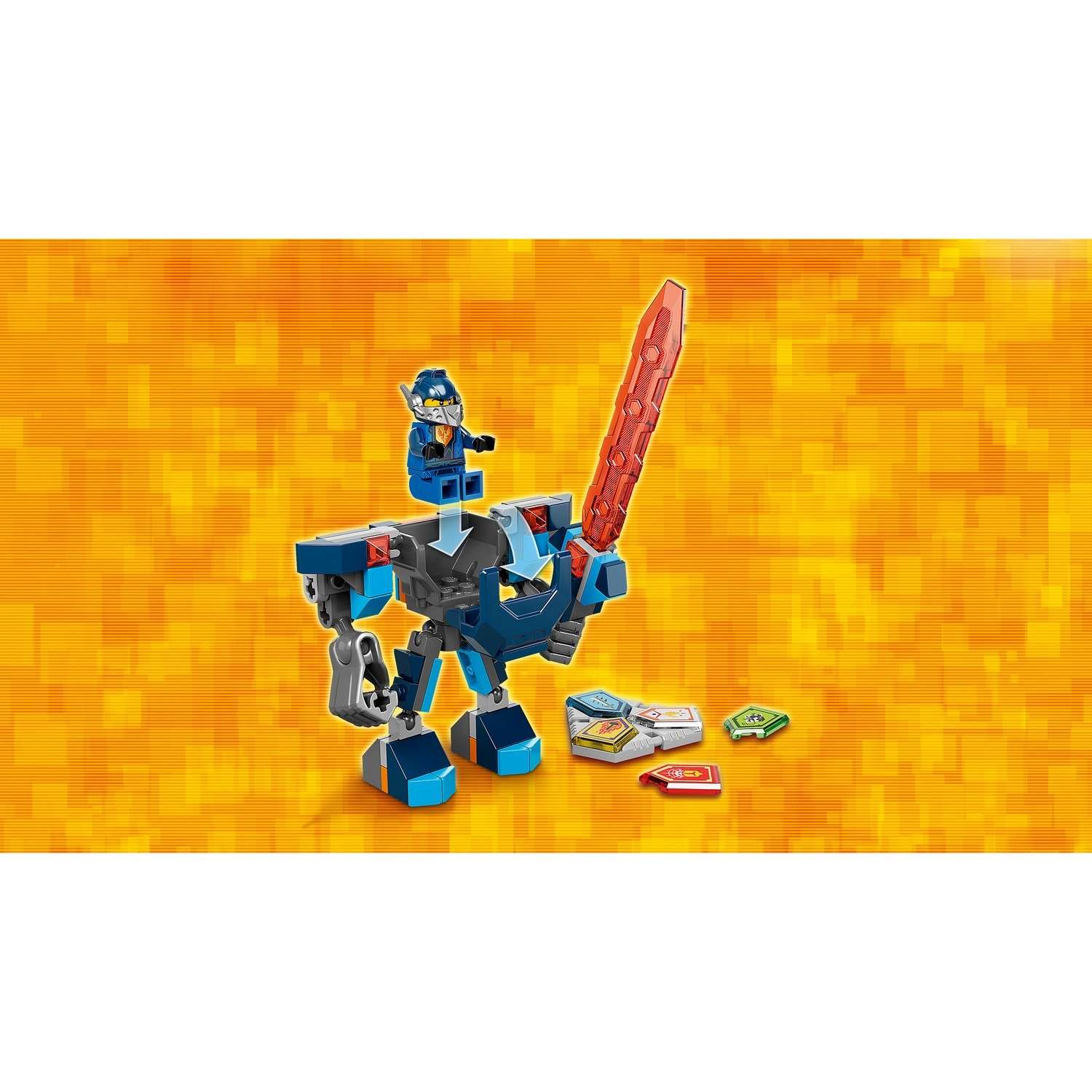 Конструктор LEGO Nexo Knights Боевые доспехи Клэя (70362) - фото 5