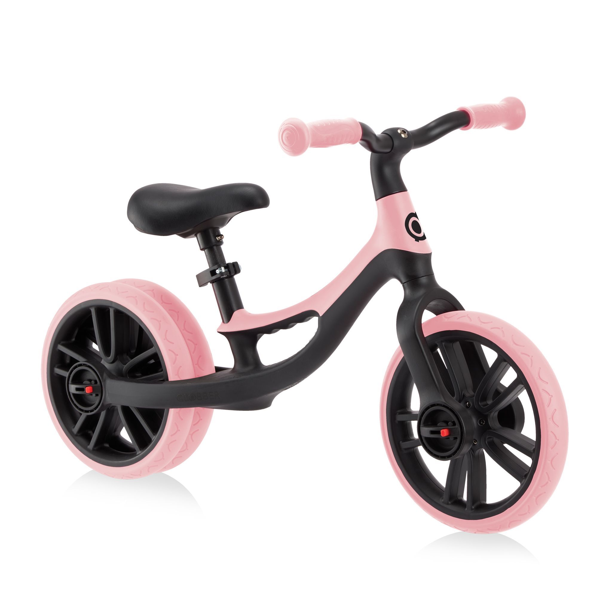 Беговел Globber Go Bike Elite Duo светло-розовый - фото 1