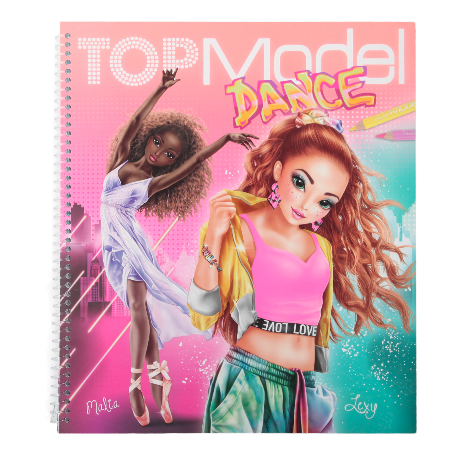 Альбом для раскрашивания TOPModel by Depesche Танцы 0411453/0011453 - фото 1